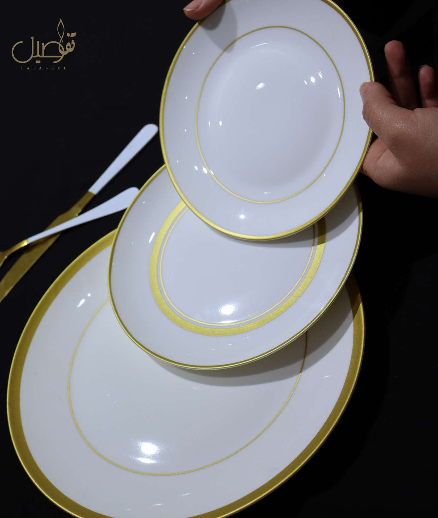 PACK D'ASSIETE 18 PCS