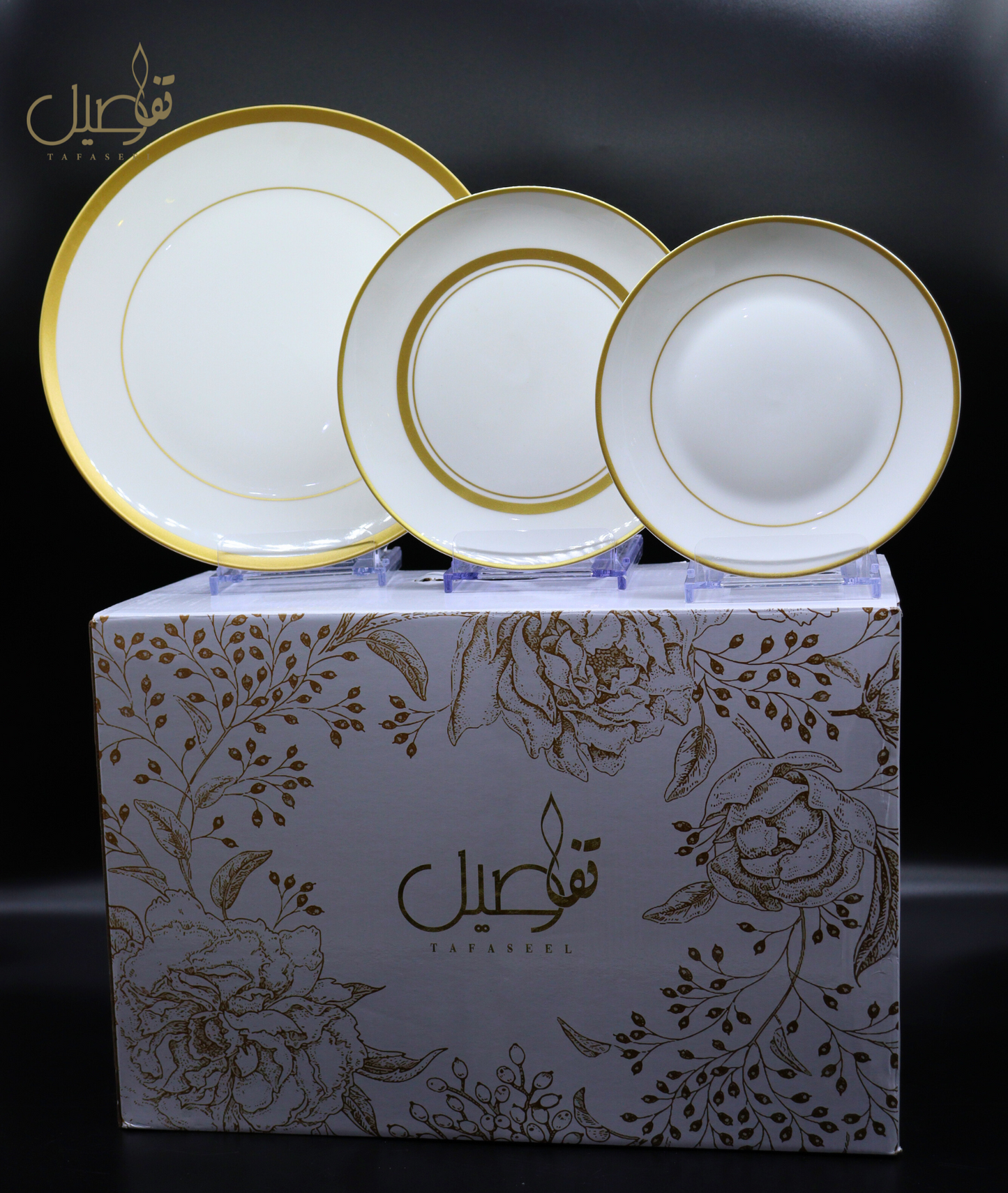 PACK D'ASSIETE 18 PCS