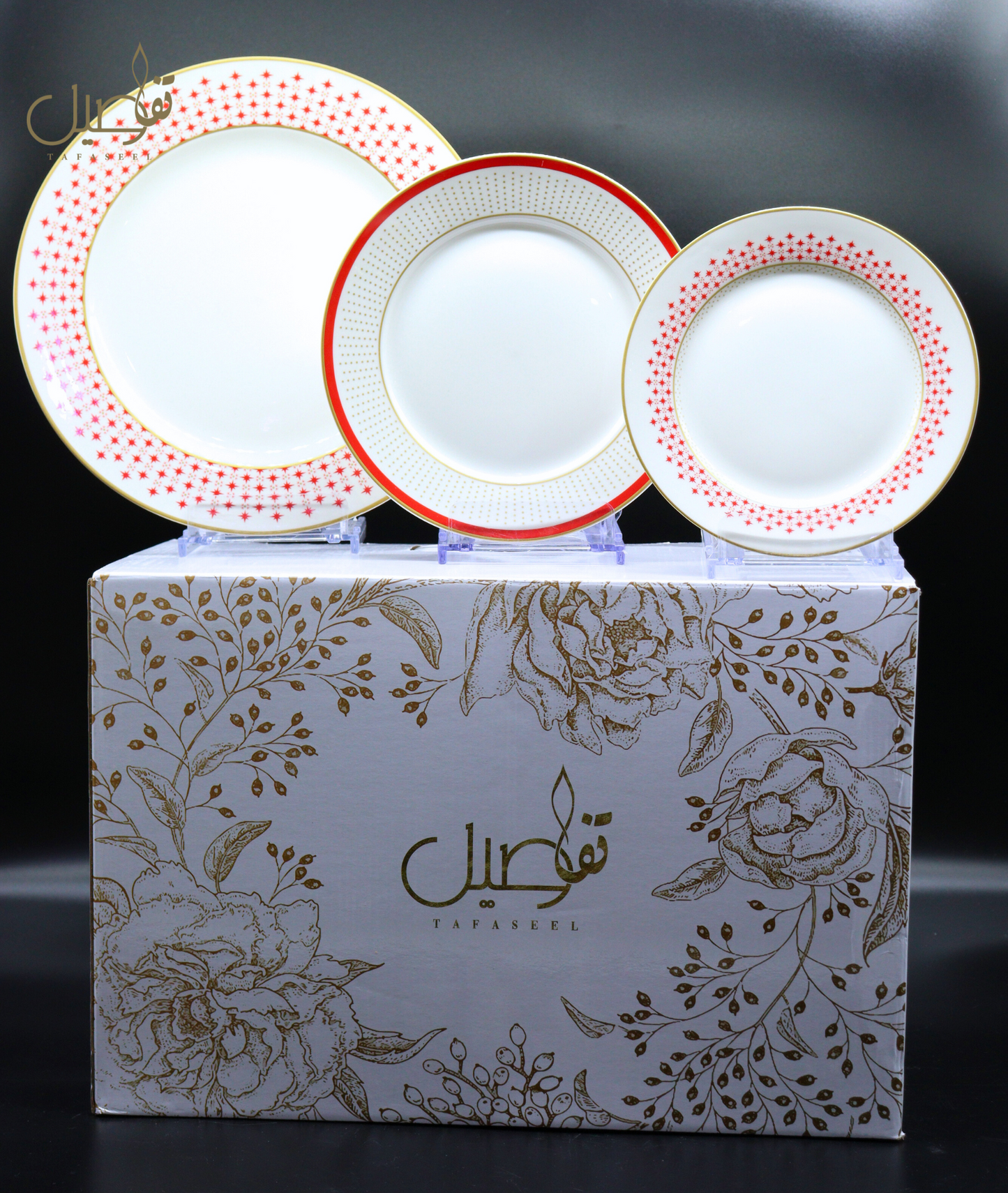 PACK D'ASSIETTE 18 PCS
