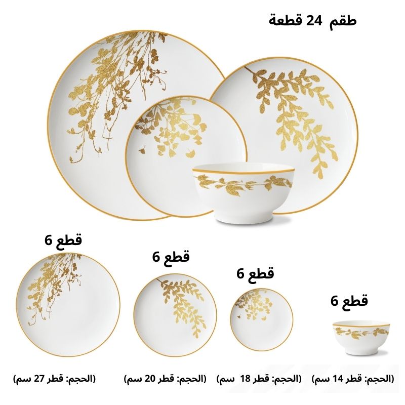 SERVICE DE TABLE 24 PCS