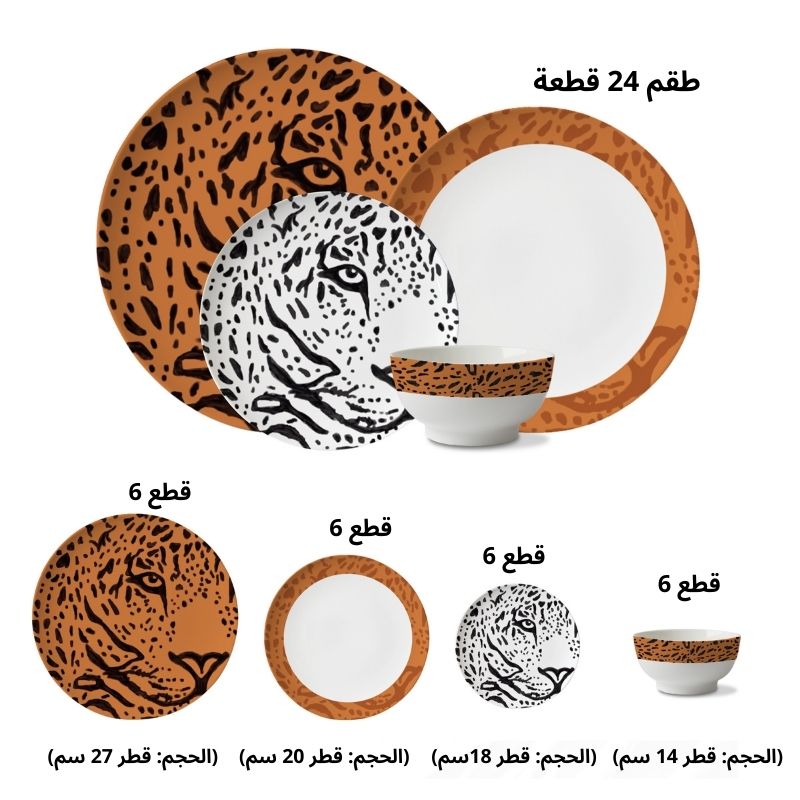 PACK D'ASSIETTE 24 PCS