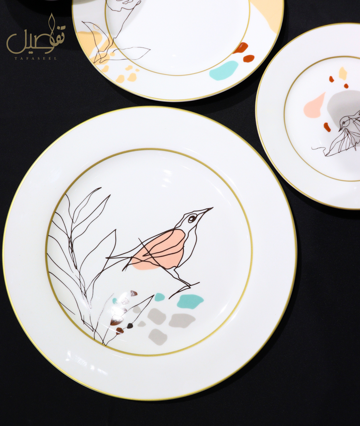 Service de table 24 pièces L’Oiseau – photo 7 | TAFASSEL
