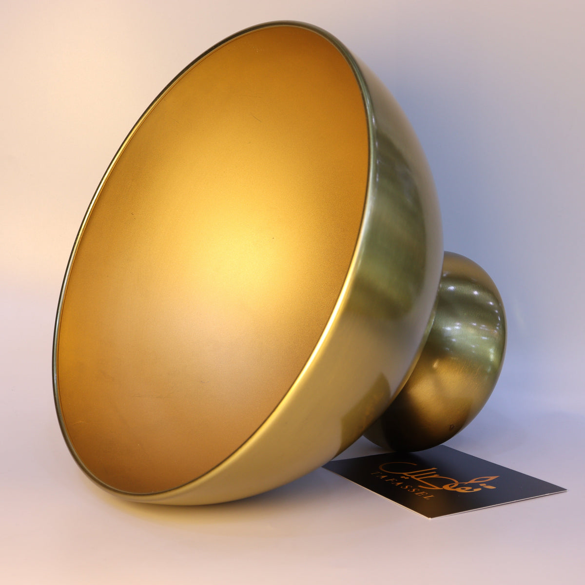 Coupe de Présentation Dorée sur Pied Bombe – Collection Prestige