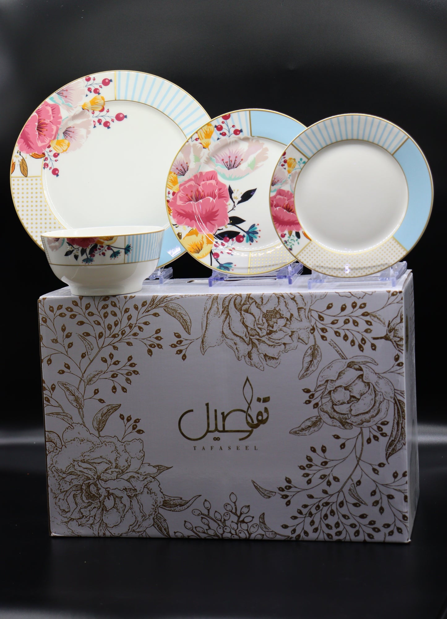 PACK D'ASSIETTE 24 PCS