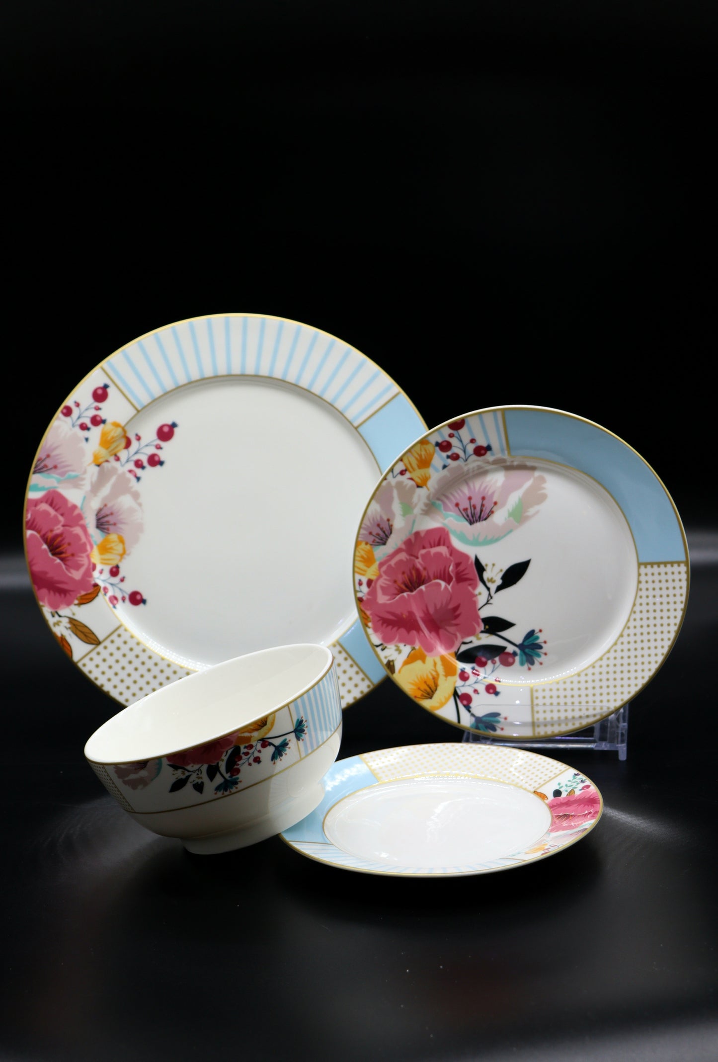 PACK D'ASSIETTE 24 PCS