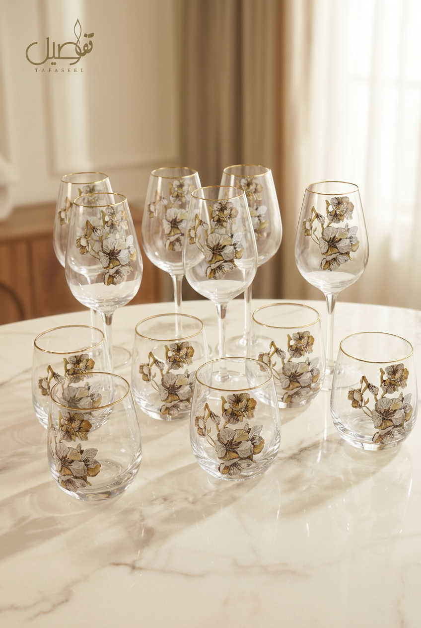 PACK DE VERRES 12 PCS – TAFASSEL