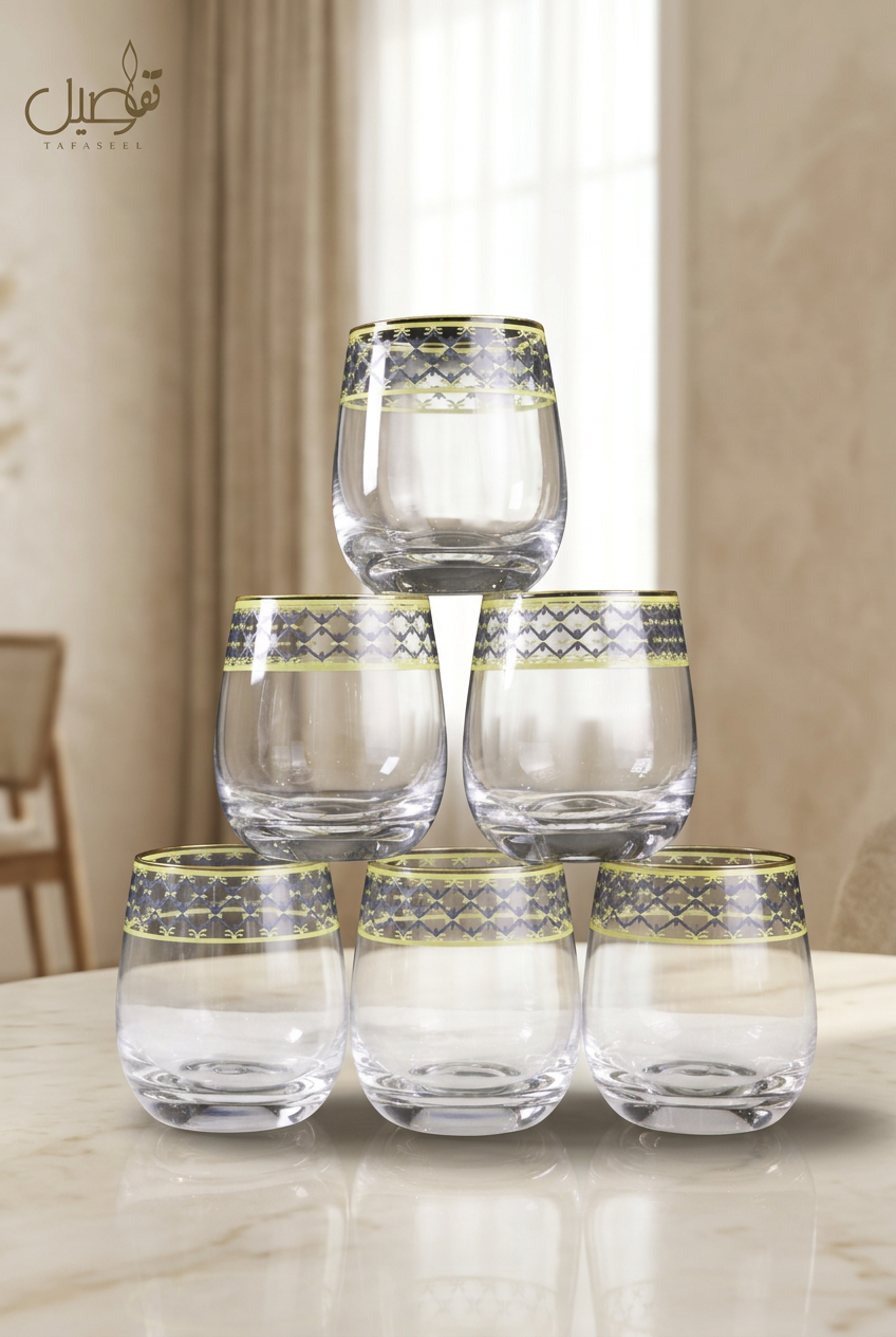 Coffret de 12 verres de table – modèle 04 – photo 3 | TAFASSEL