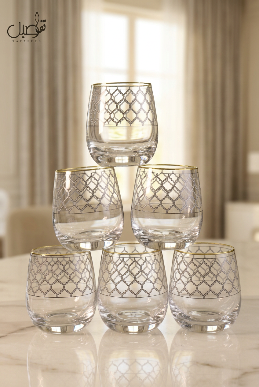 Coffret de 12 verres de table – modèle 05 – photo 3 | TAFASSEL