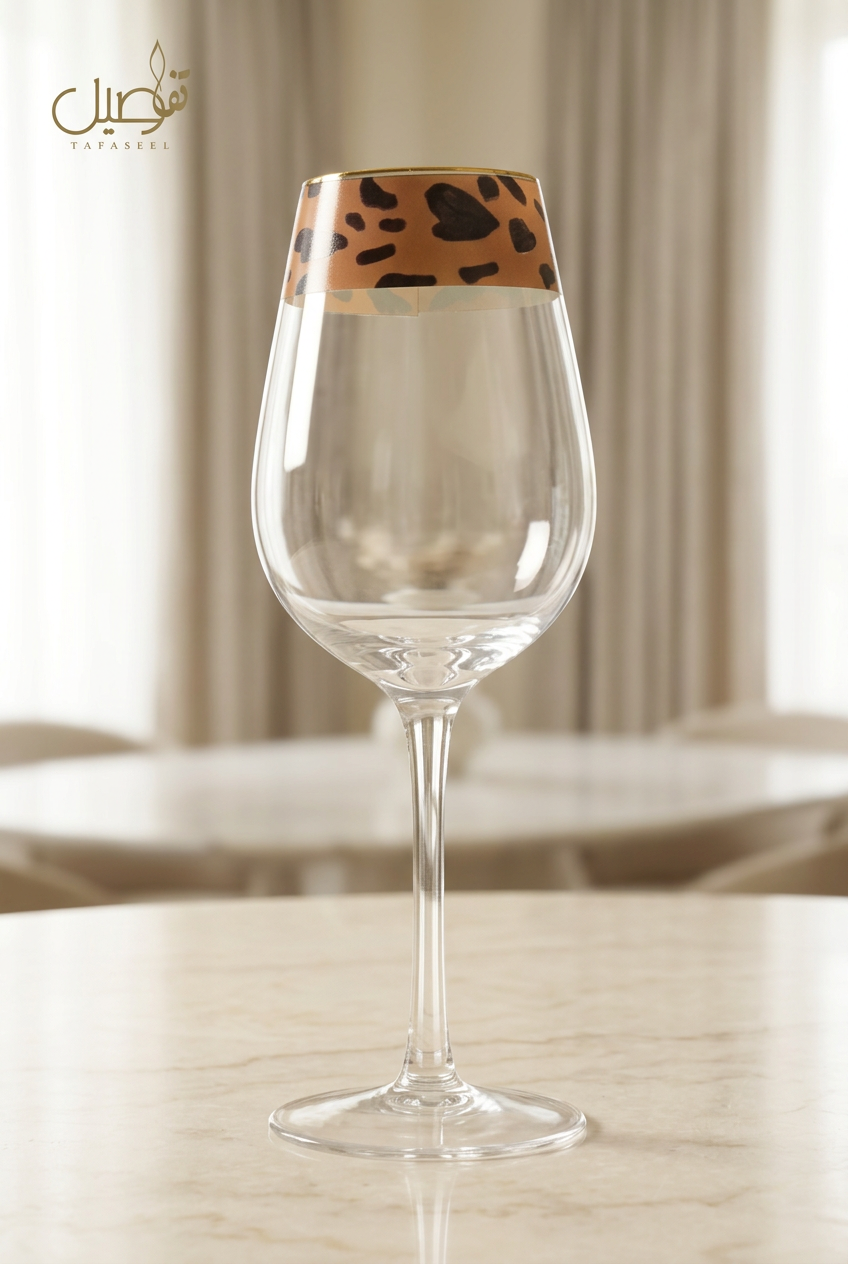 Coffret de 12 verres motif léopard – photo 4 | TAFASSEL