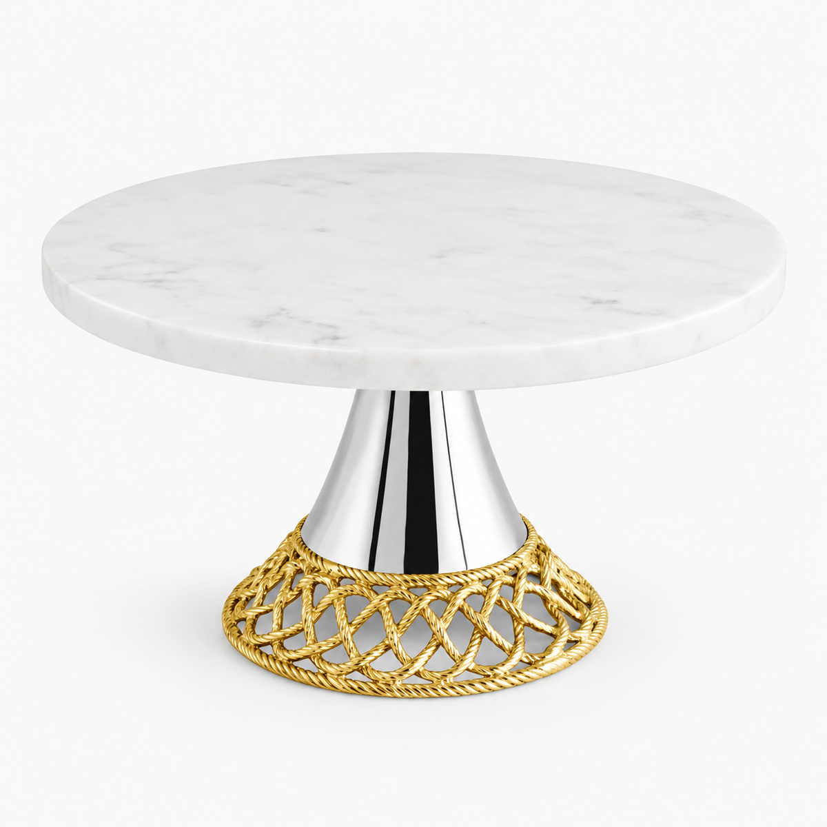Présentoir à gâteau Royal effet marbre blanc – photo 4 | TAFASSEL