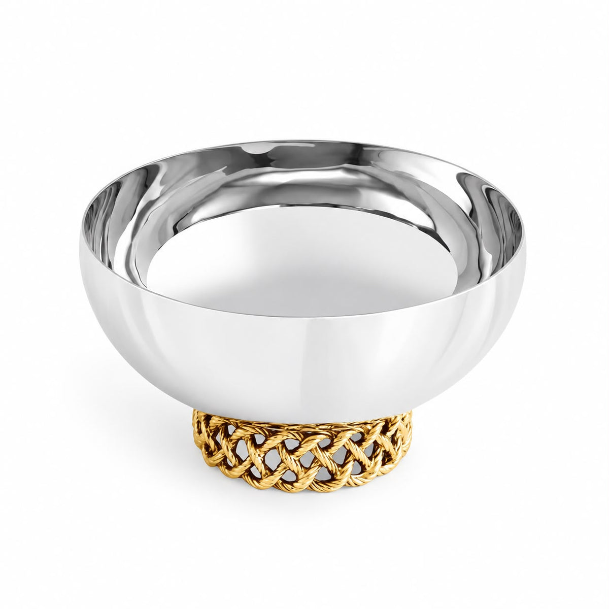 Plateau de service Tressage Royal inox – photo 6 | TAFASSEL