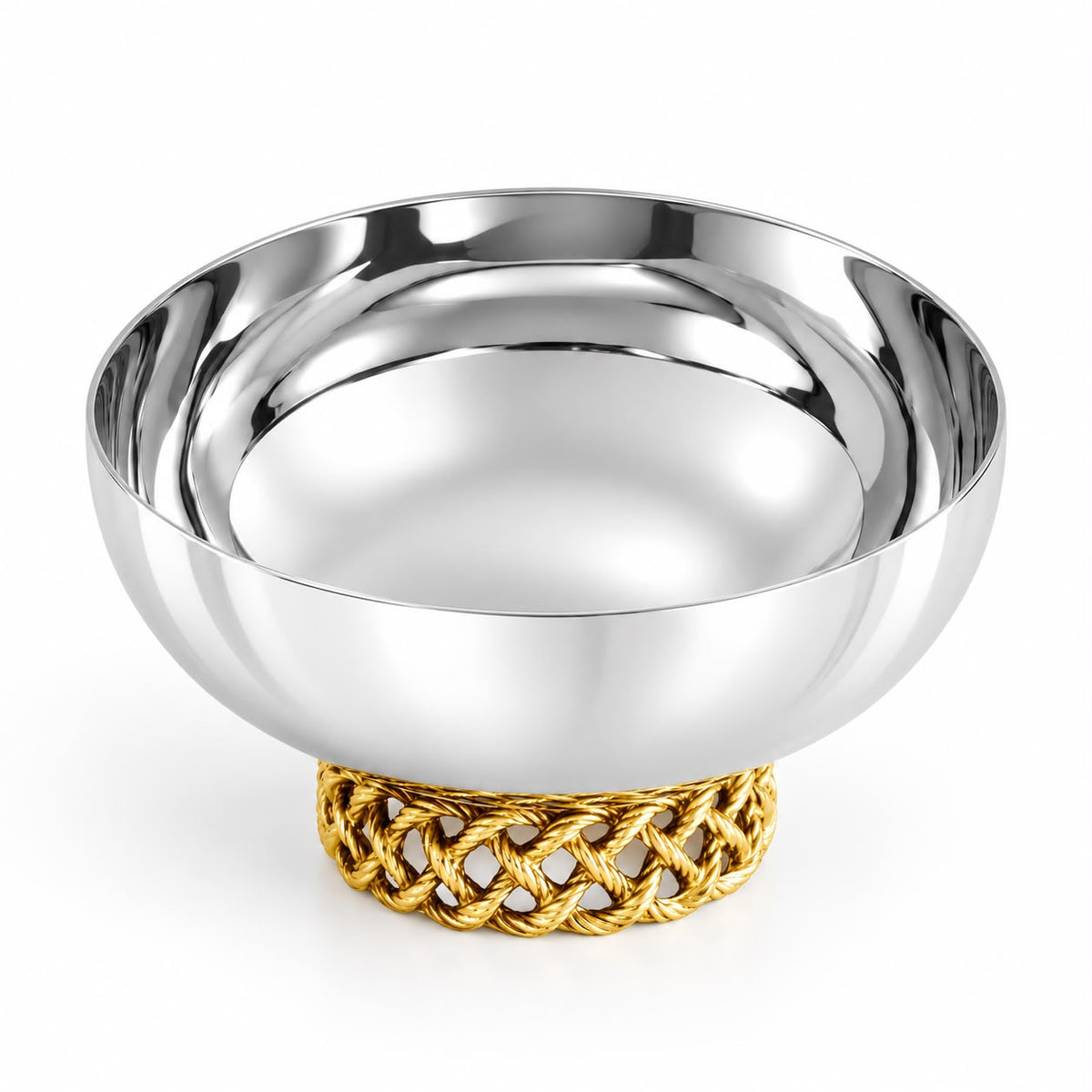 Plateau de service Tressage Royal inox – photo 5 | TAFASSEL