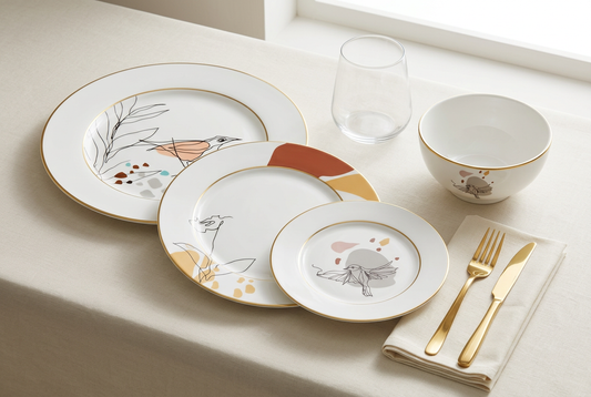 Service de table 24 pièces L’Oiseau – TAFASSEL