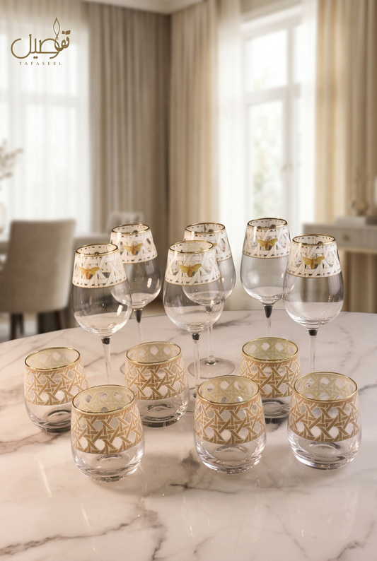 Pack de verres 12 pcs – TAFASSEL