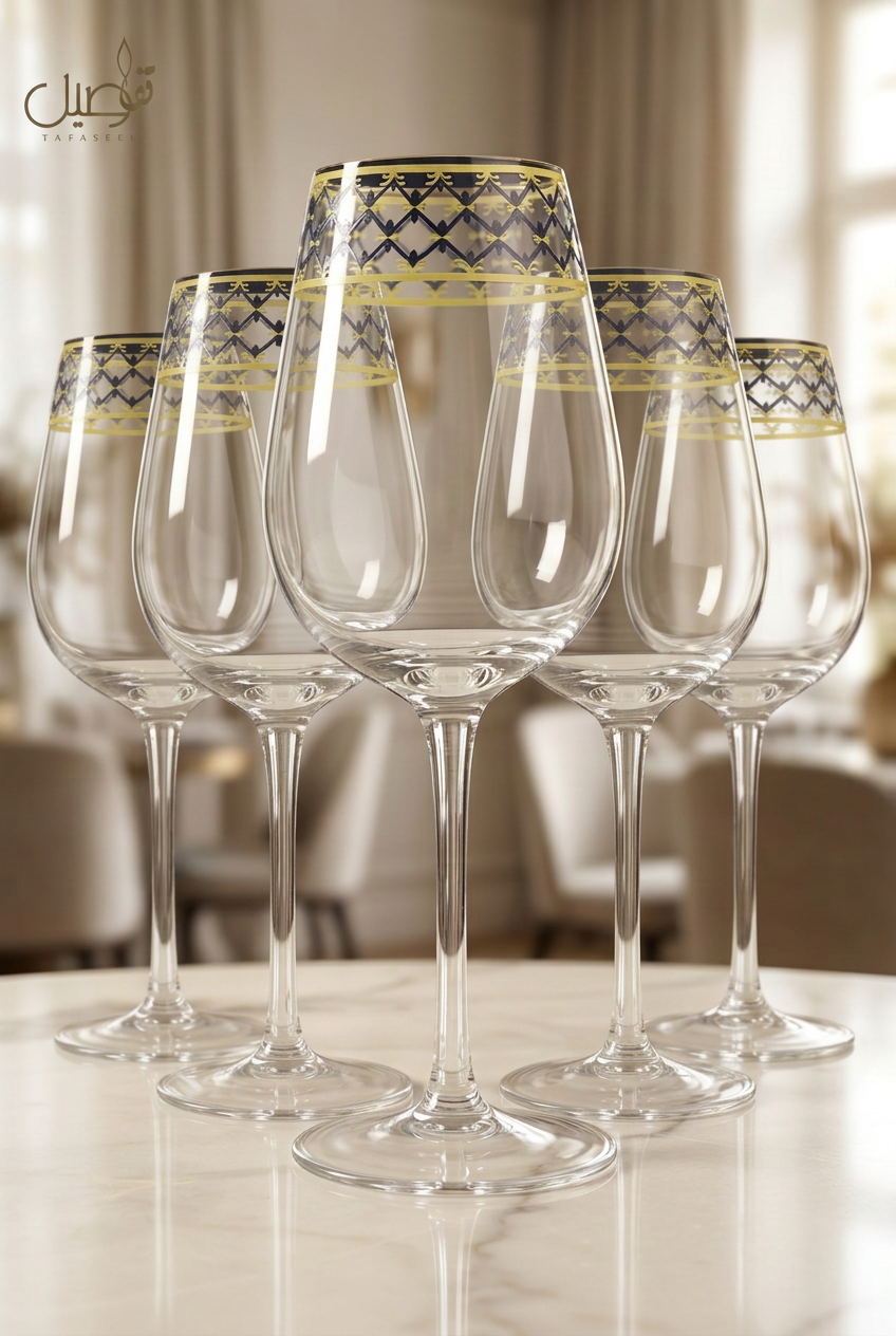 Coffret de 12 verres de table – modèle 04 – photo 2 | TAFASSEL