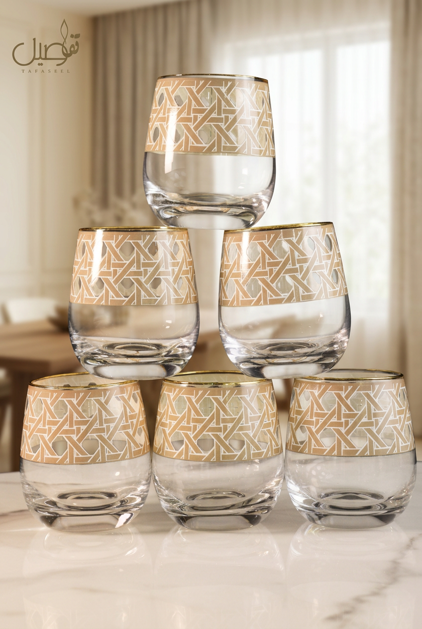 Coffret de 12 verres de table – modèle 06 – photo 3 | TAFASSEL
