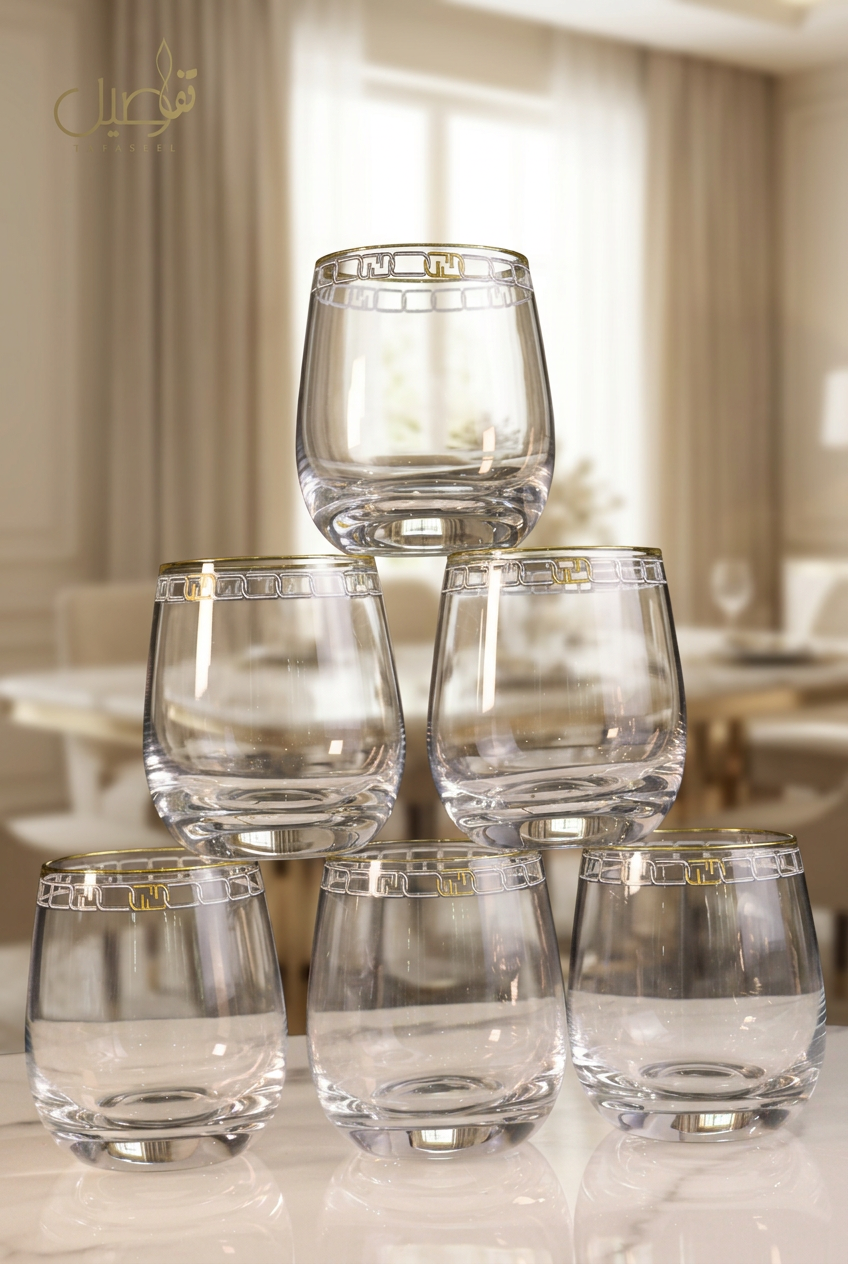 Coffret de 12 verres de table – modèle 03 – photo 3 | TAFASSEL