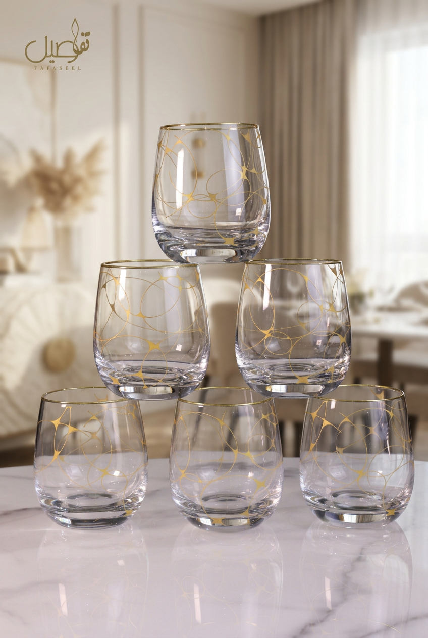 Coffret de 12 verres de table – modèle 01 – photo 3 | TAFASSEL