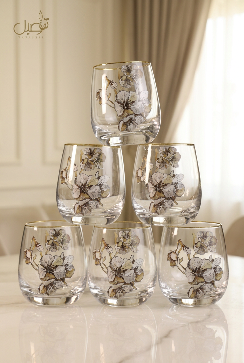 Coffret de 12 verres de table – modèle 02 – photo 3 | TAFASSEL