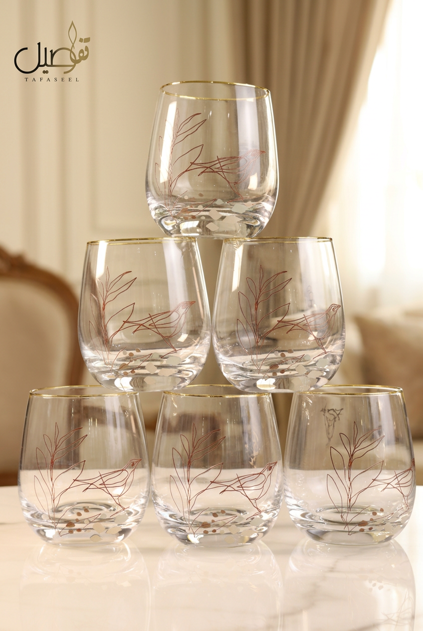 Coffret de 12 verres de table – modèle 08 – photo 3 | TAFASSEL