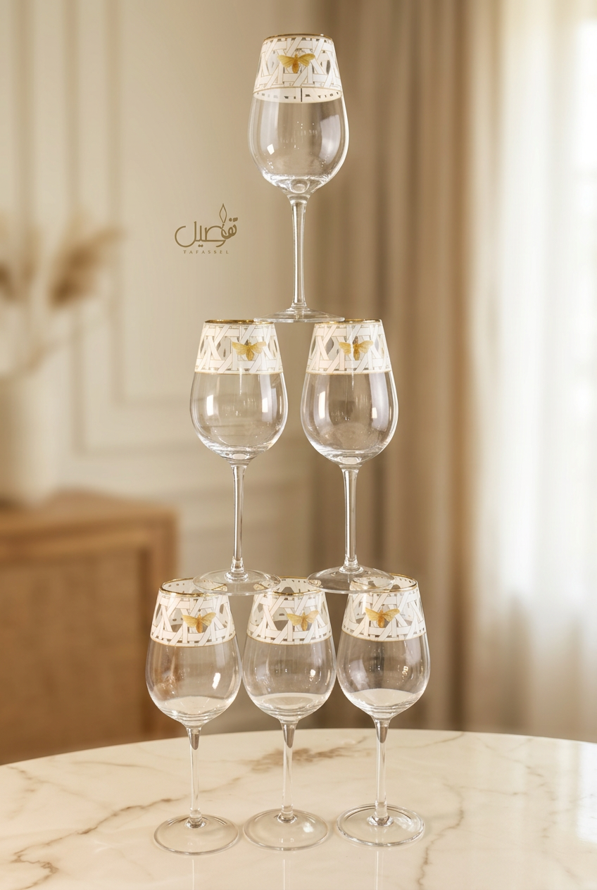 Coffret de 12 verres de table – modèle 06 – photo 2 | TAFASSEL