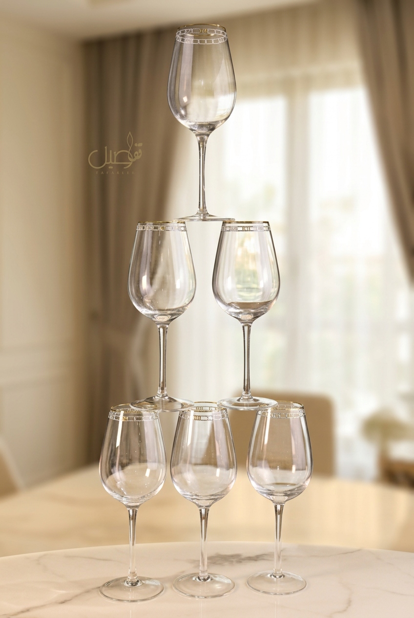 Coffret de 12 verres de table – modèle 03 – photo 2 | TAFASSEL