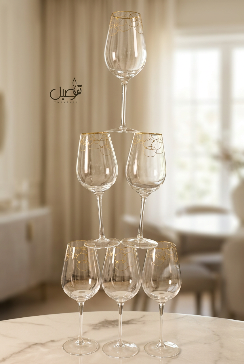 Coffret de 12 verres de table – modèle 01 – photo 2 | TAFASSEL